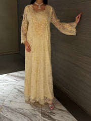 Gold Butter Abaya