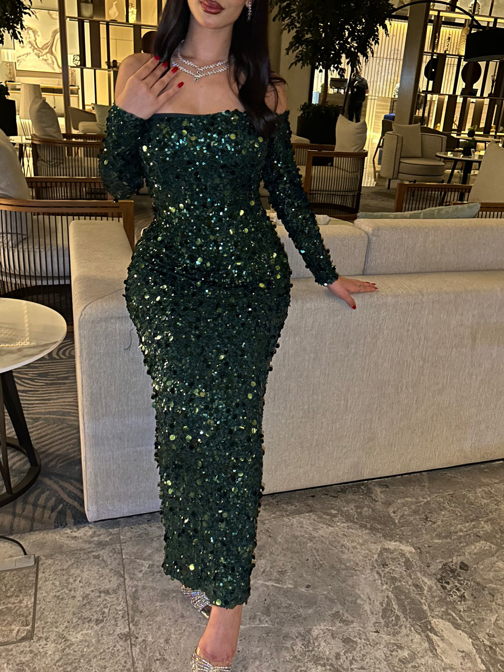 Emerald Radiance Dress - MMK Design