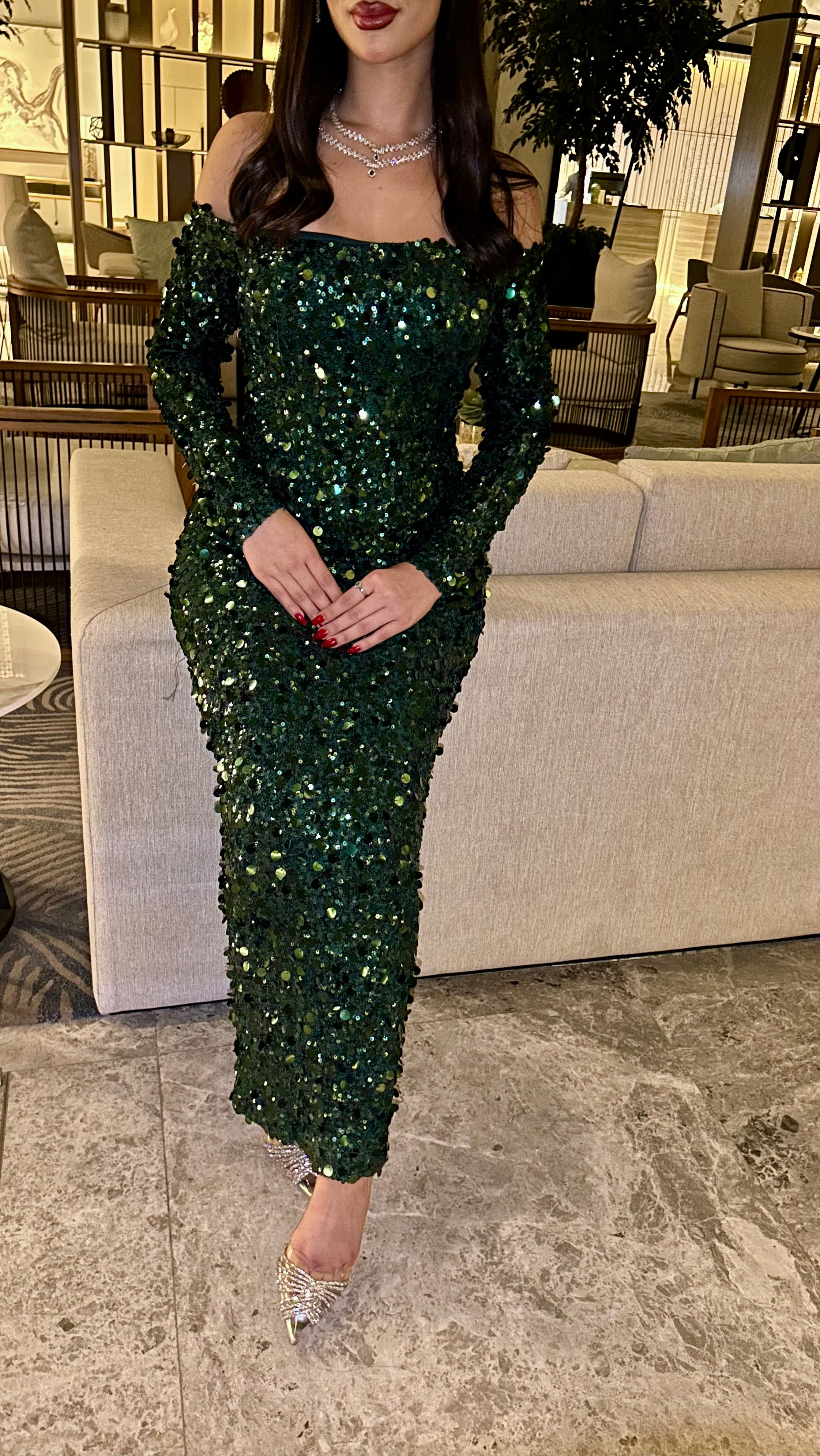 Emerald Radiance Dress - MMK Design