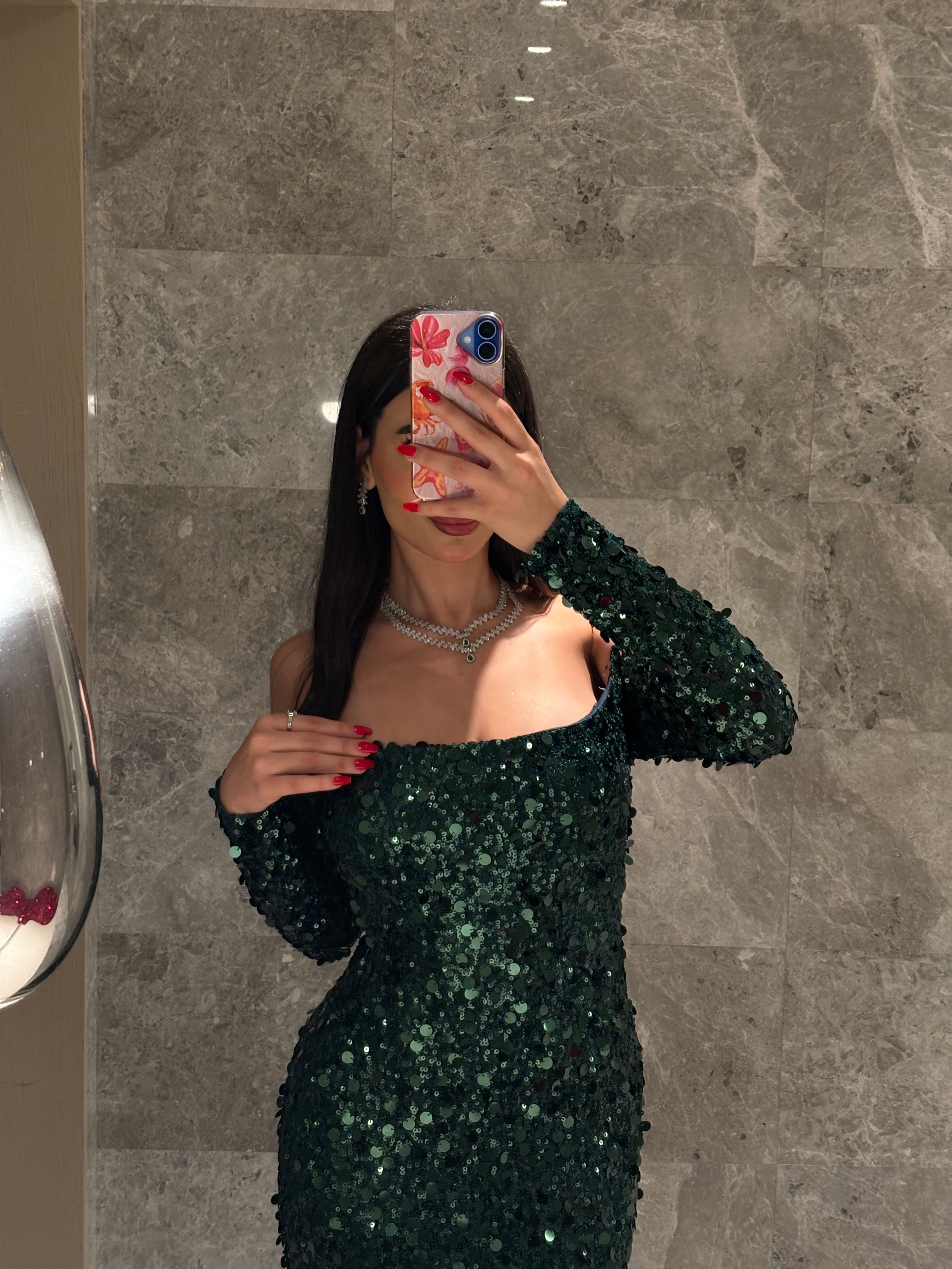 Emerald Radiance Dress - MMK Design