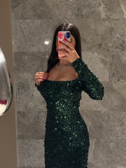 Emerald Radiance Dress - MMK Design