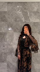 “Midnight Bronze Royale Gown”