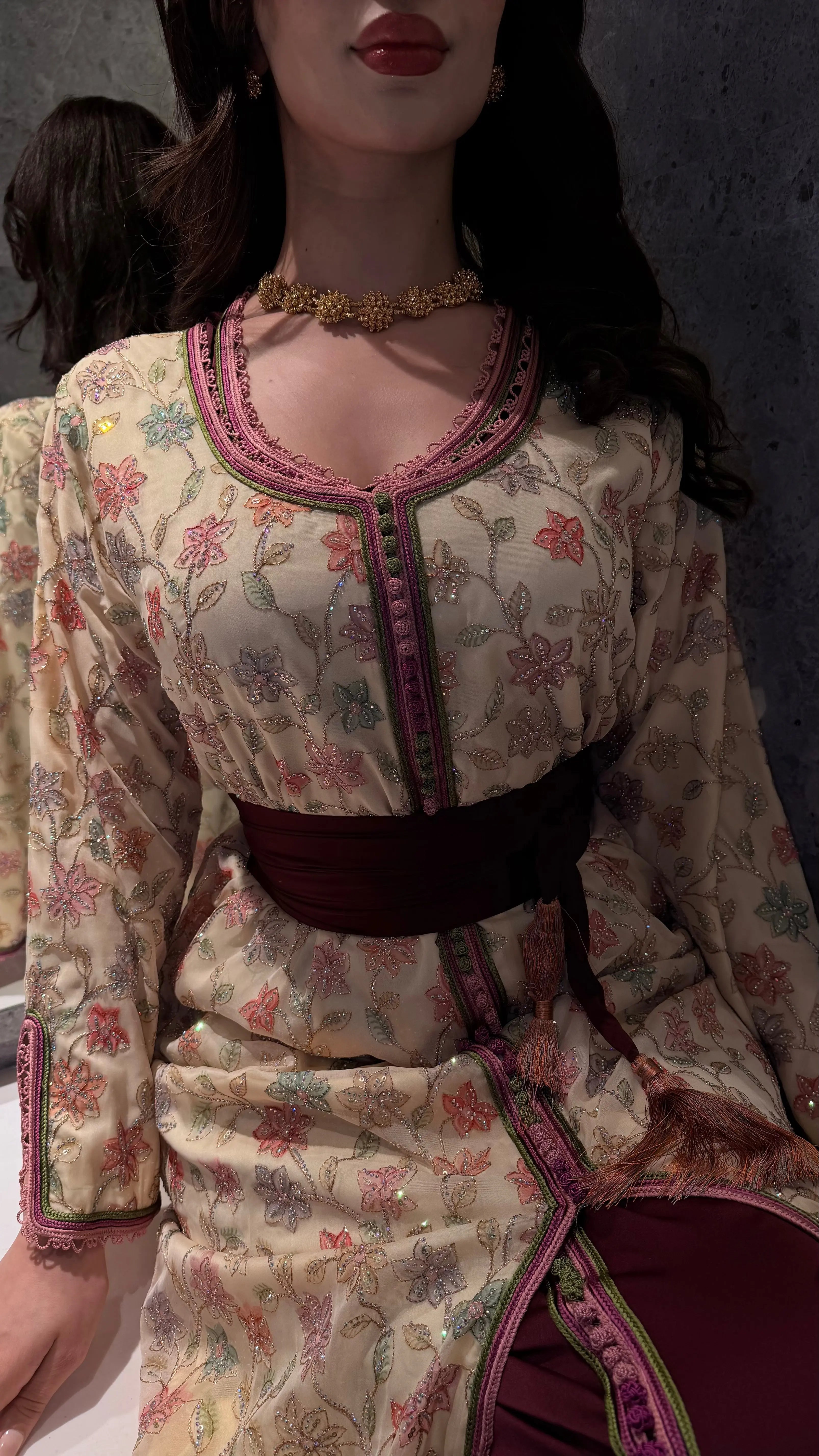 Golden Blossom Heritage Caftan