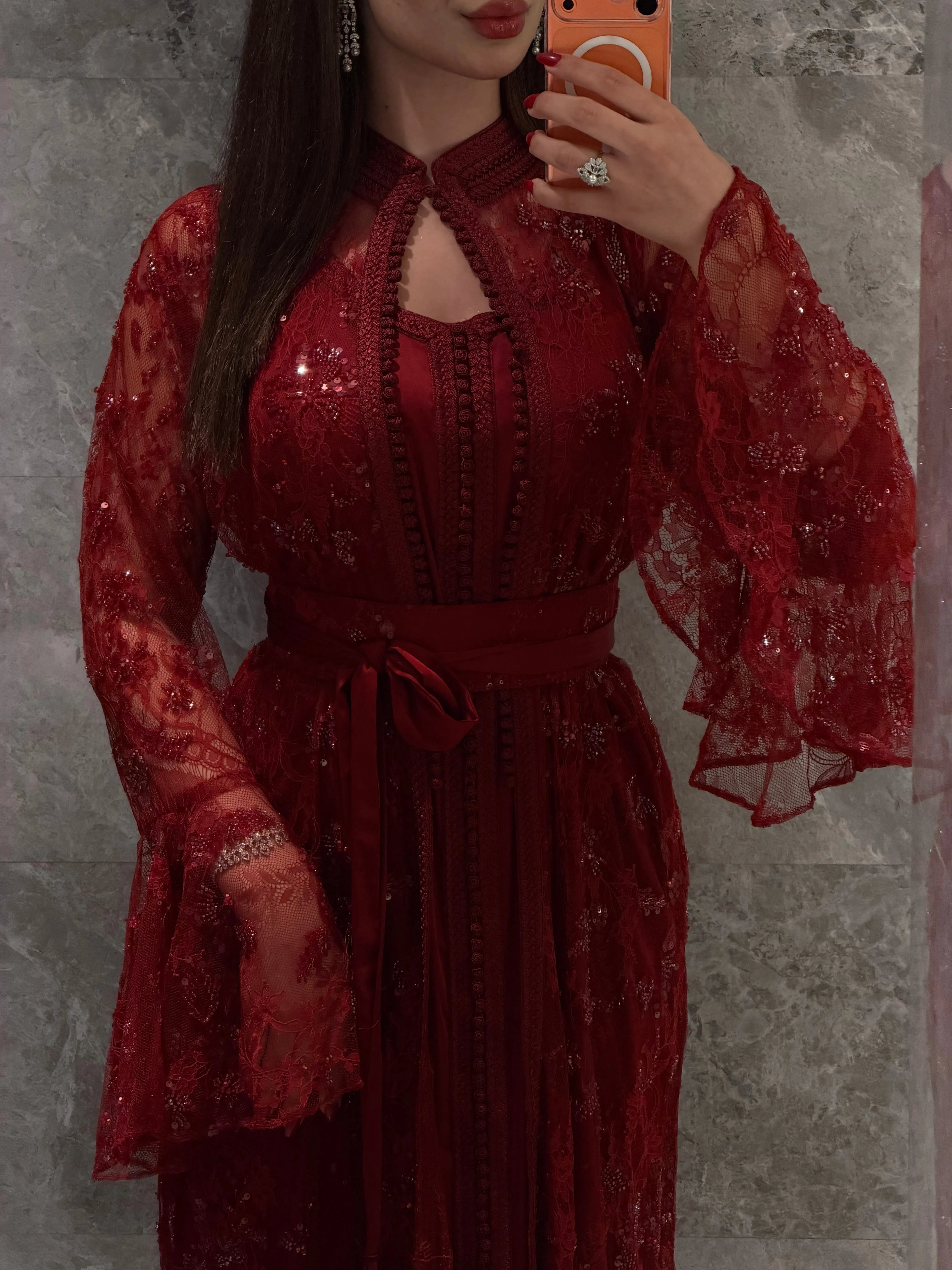 Rouge Royale Lace Jalabiya