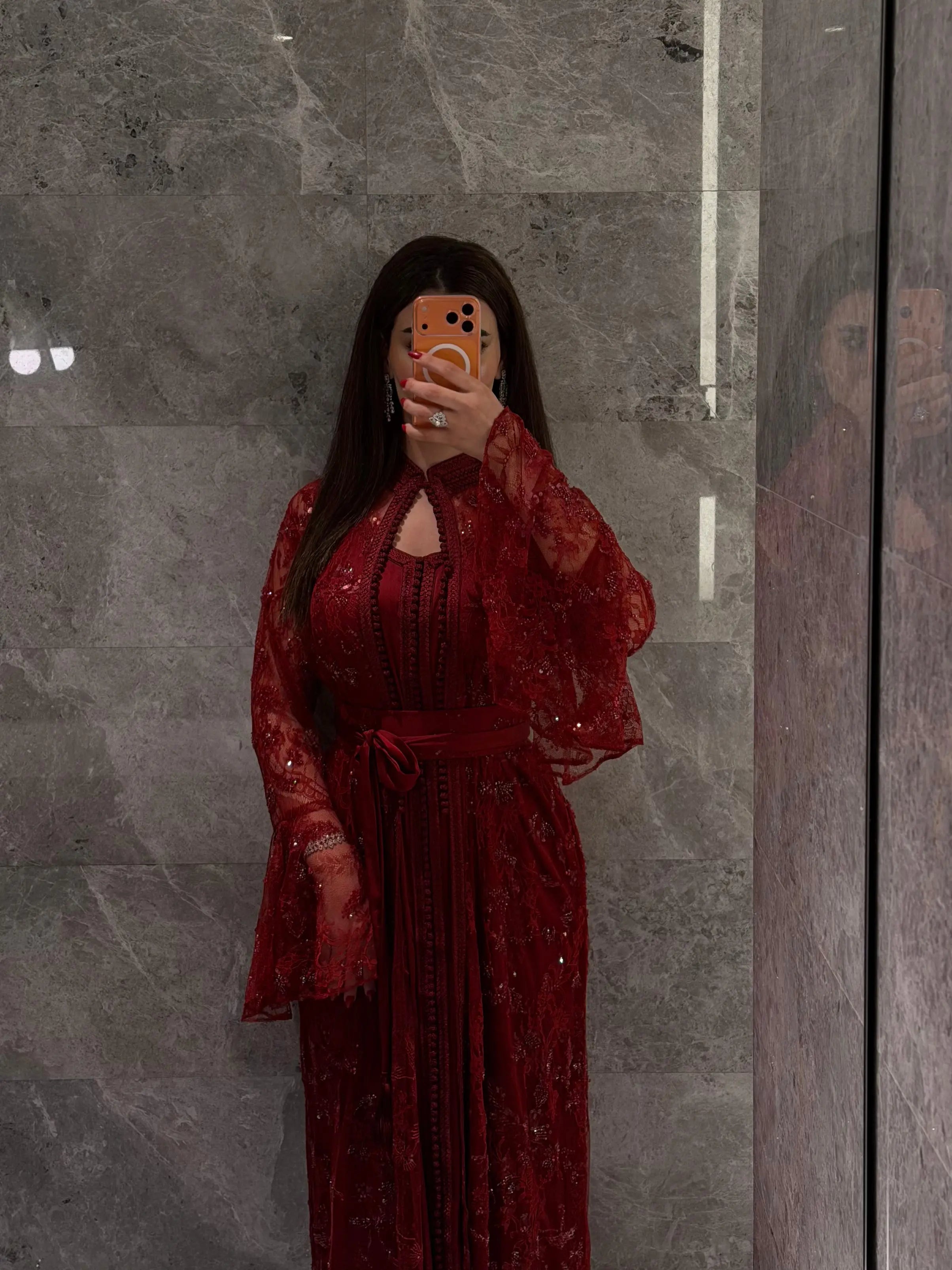 Rouge Royale Lace Jalabiya