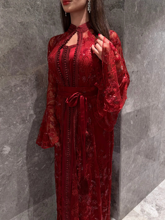 Rouge Royale Lace Jalabiya