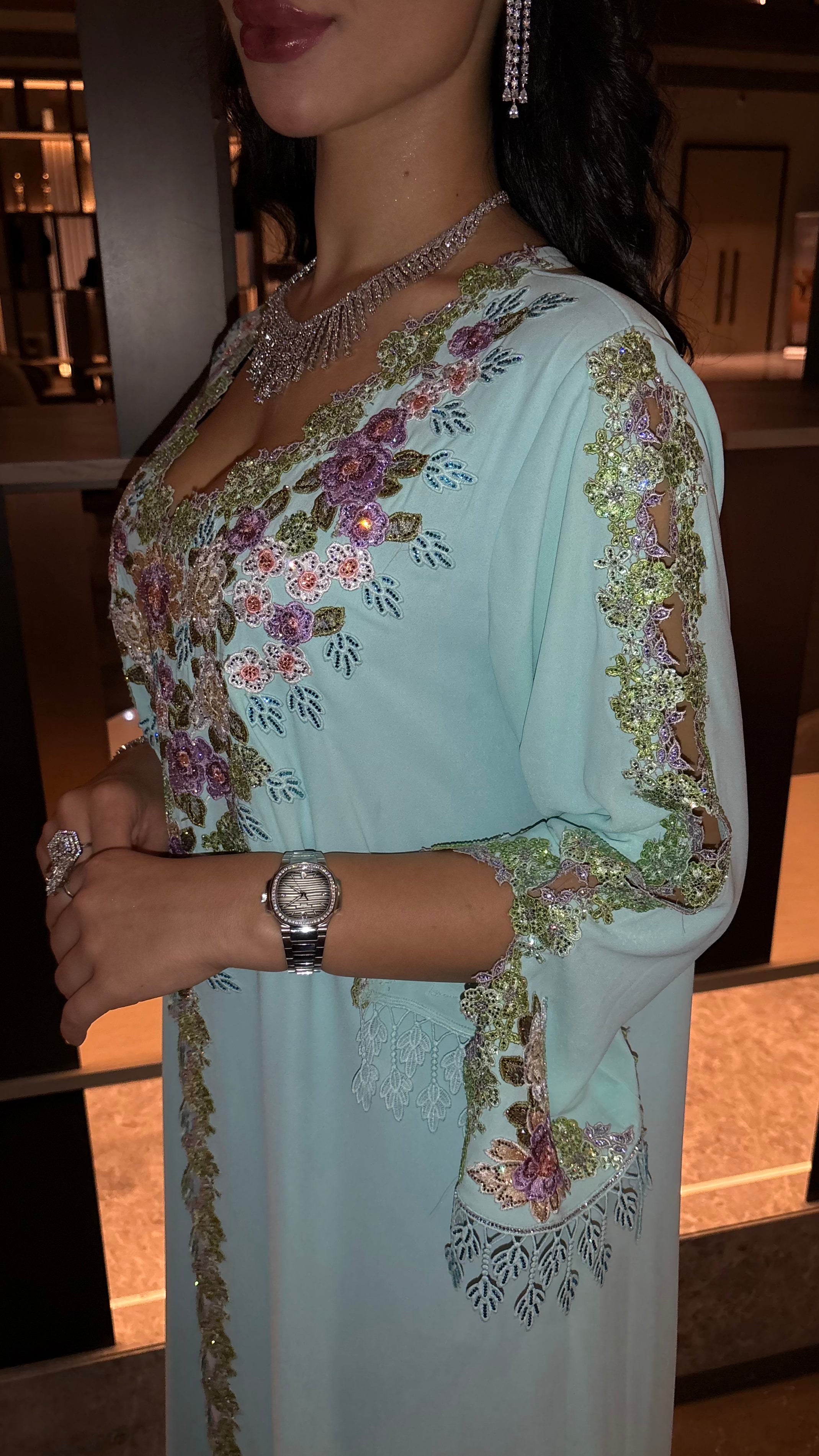 Tiffany Blossom Jalabiya - MMK Design