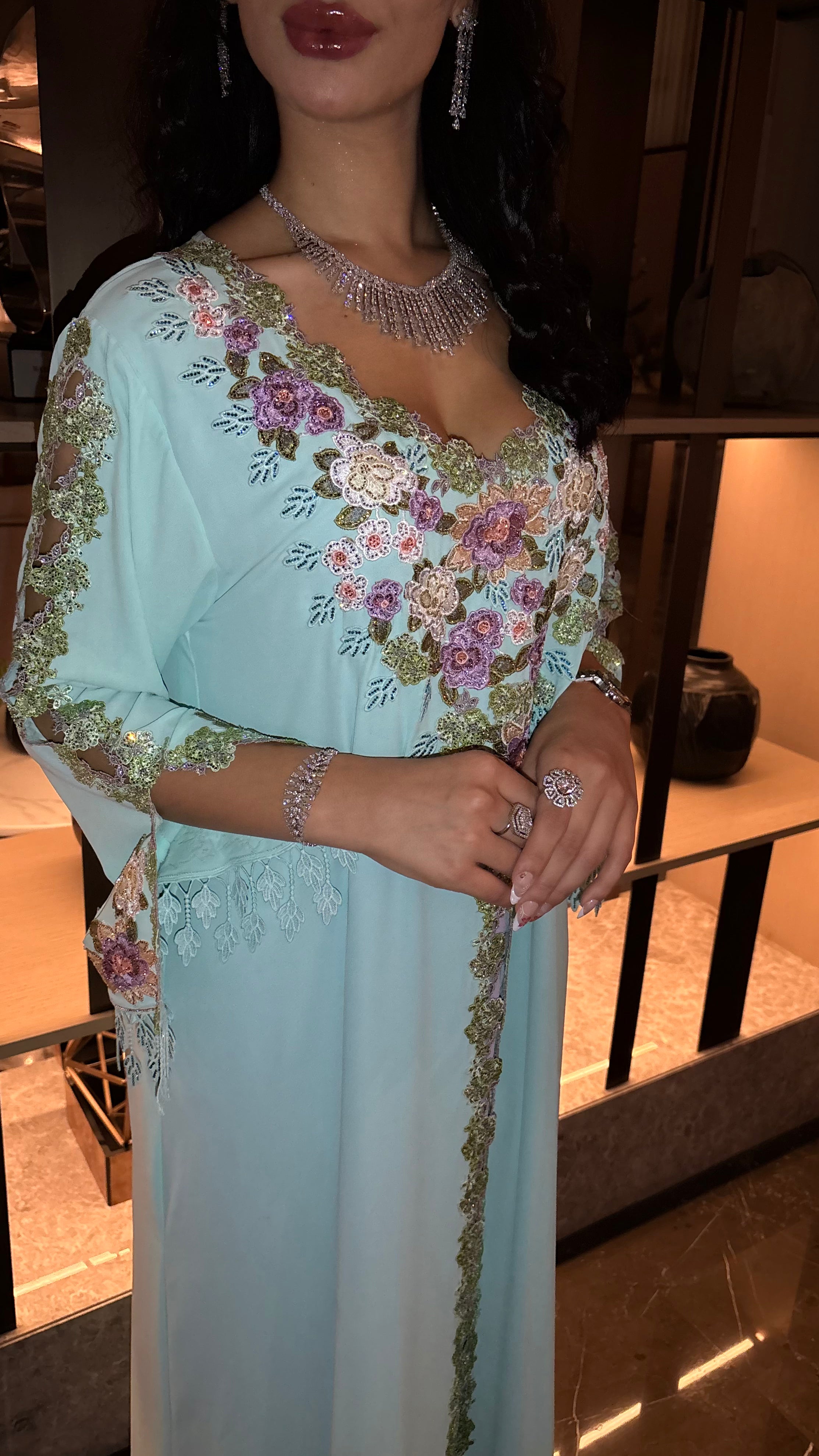 Tiffany Blossom Jalabiya - MMK Design