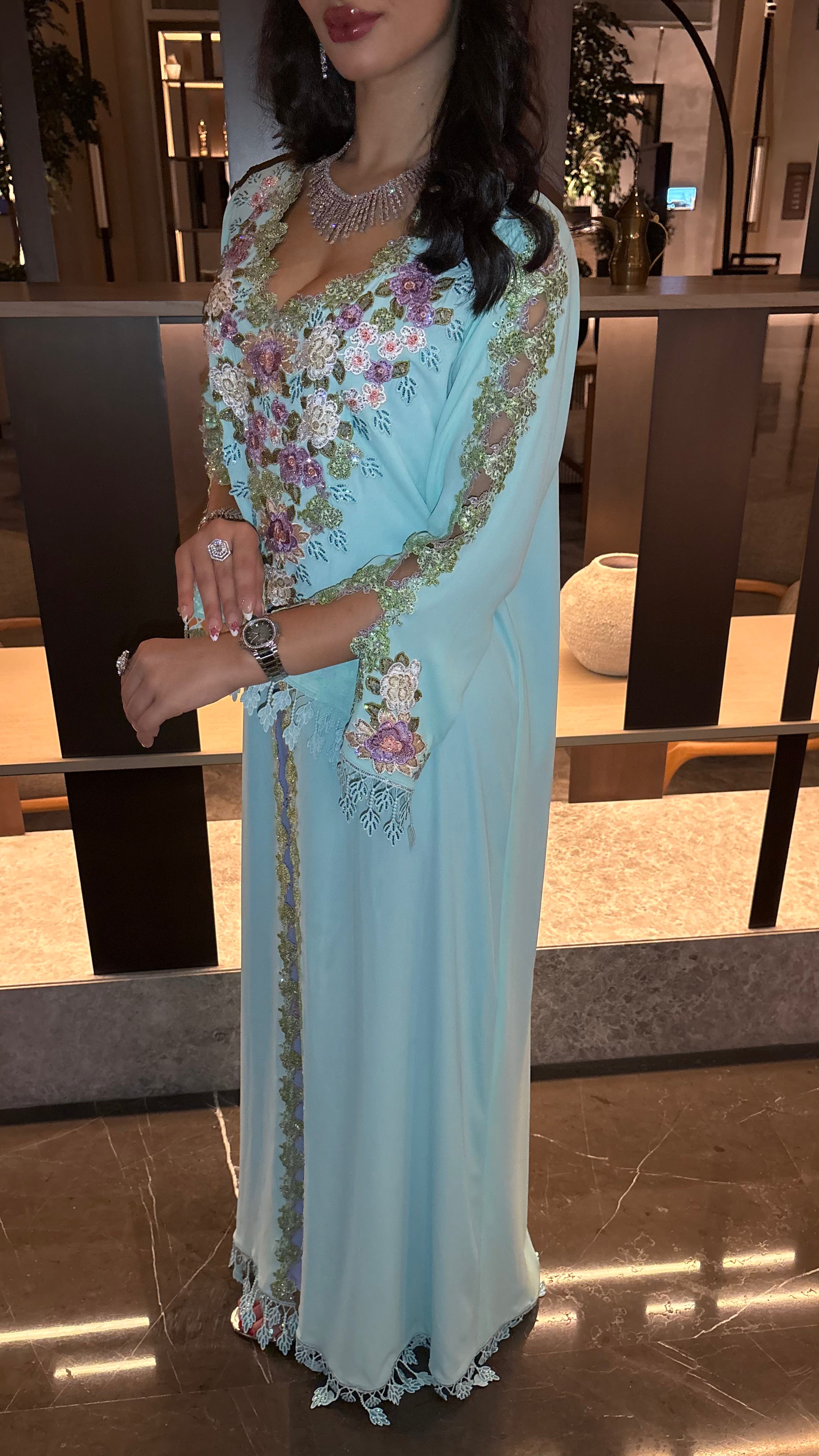 Tiffany Blossom Jalabiya - MMK Design