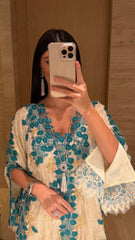 Turquoise Whispe Jalabiya