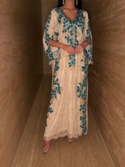 Turquoise Whispe Jalabiya
