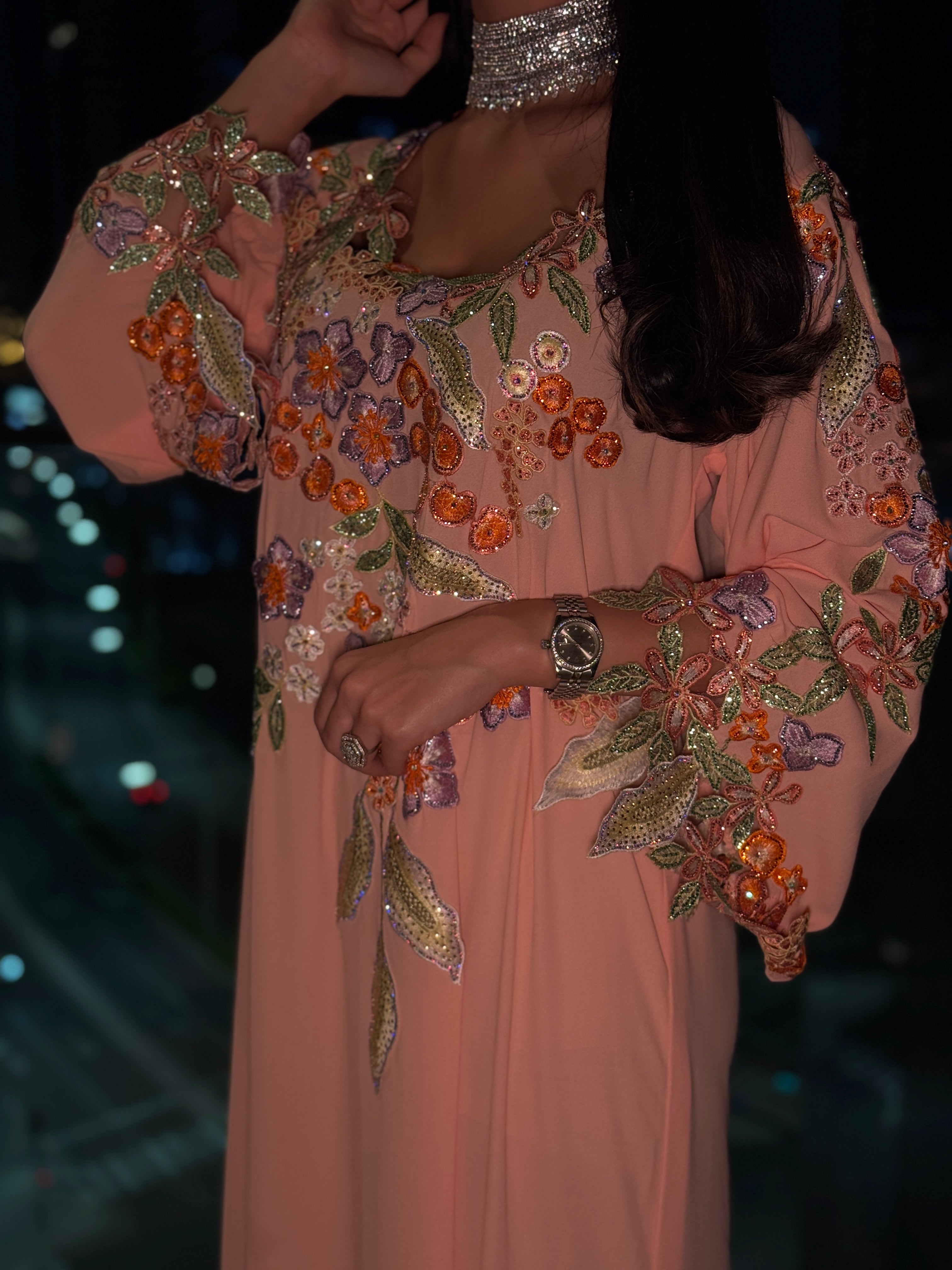 Blossom Glow Jalabiya