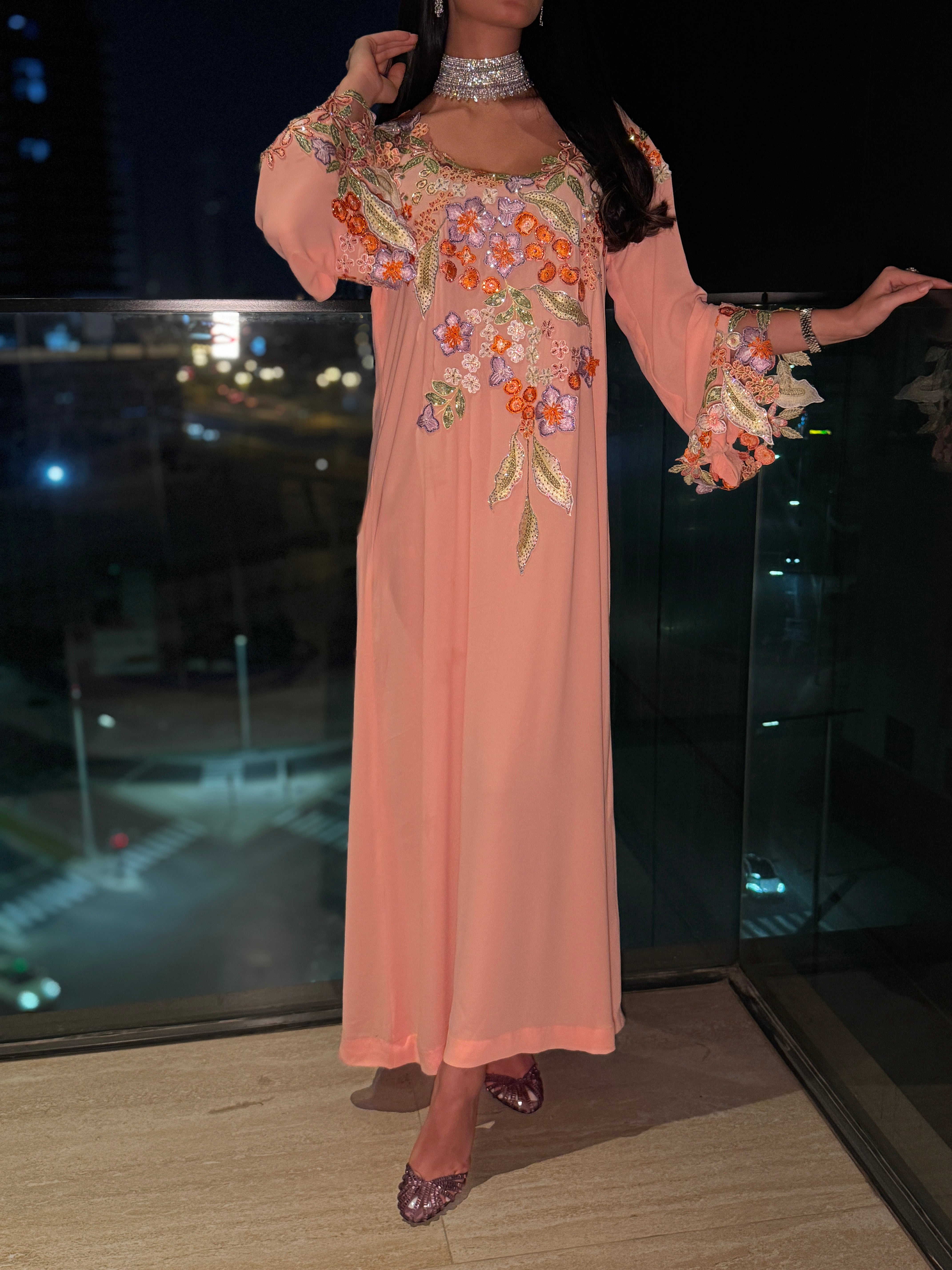 Blossom Glow Jalabiya