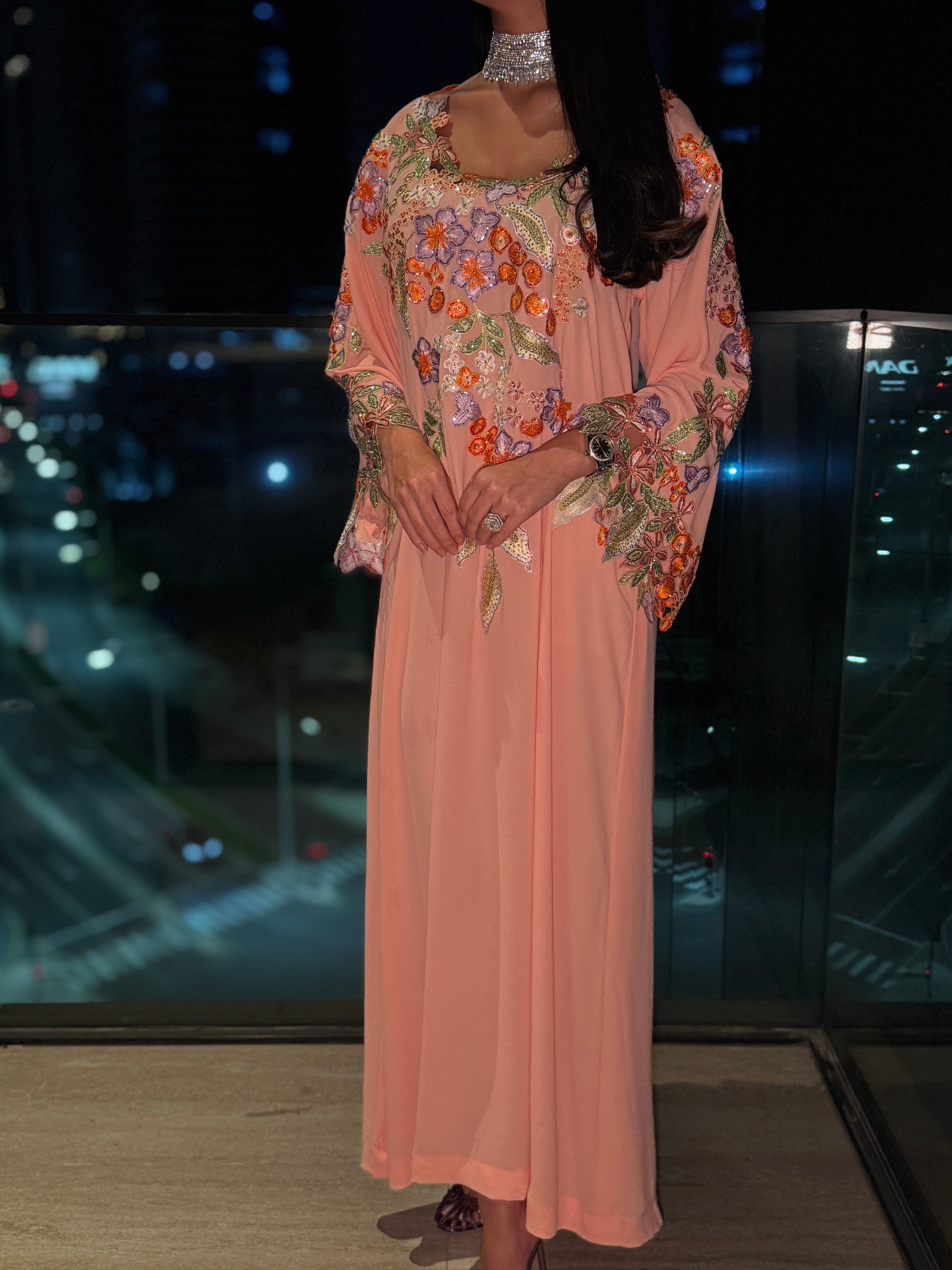 Blossom Glow Jalabiya