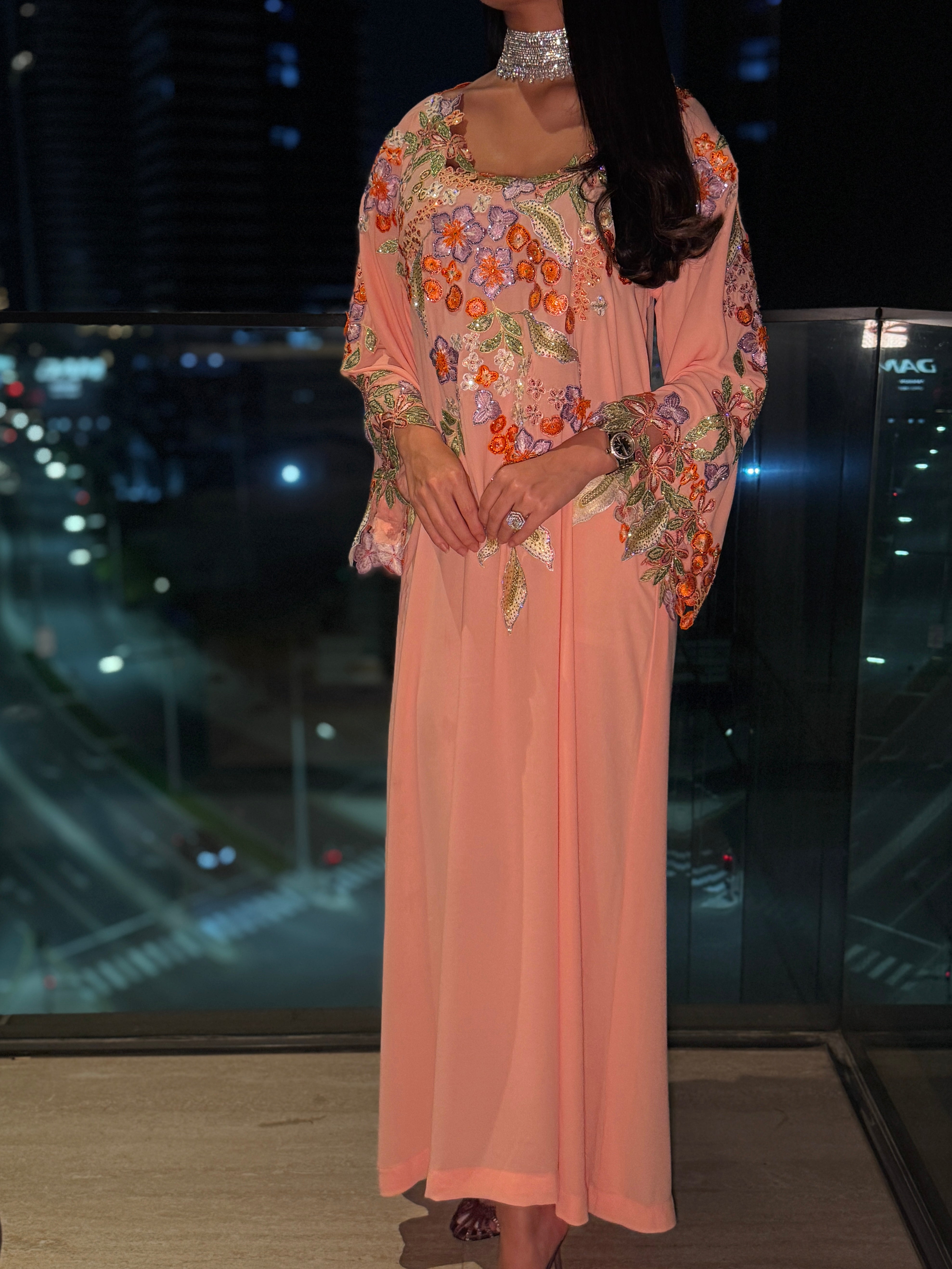 Blossom Glow Jalabiya