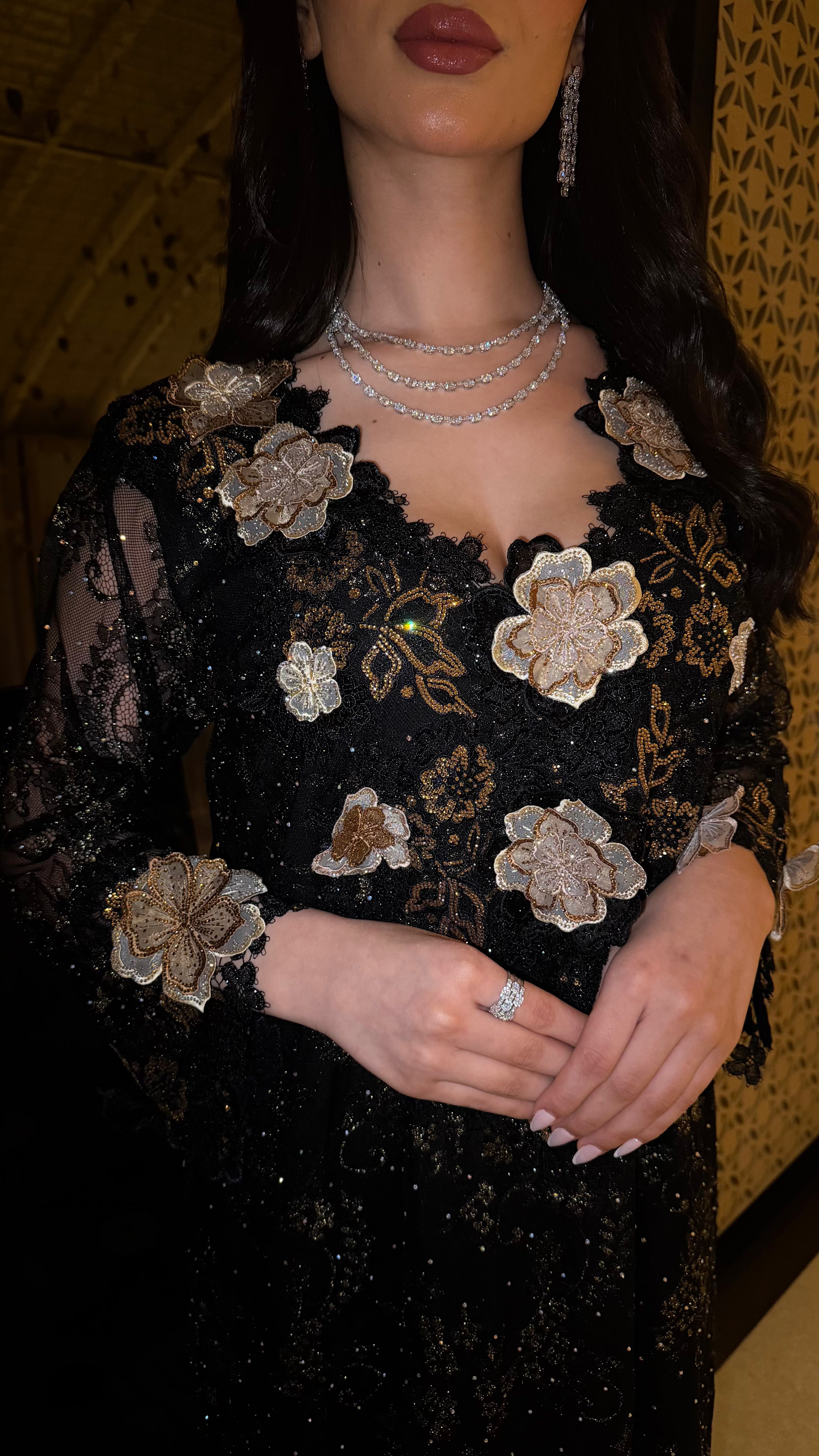 Midnight Opulence Jalabiya