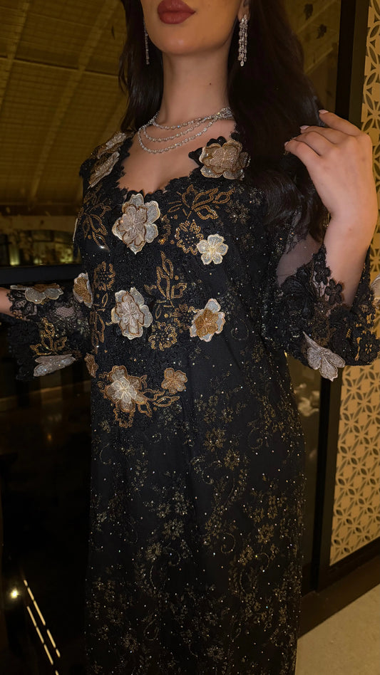 Midnight Opulence Jalabiya