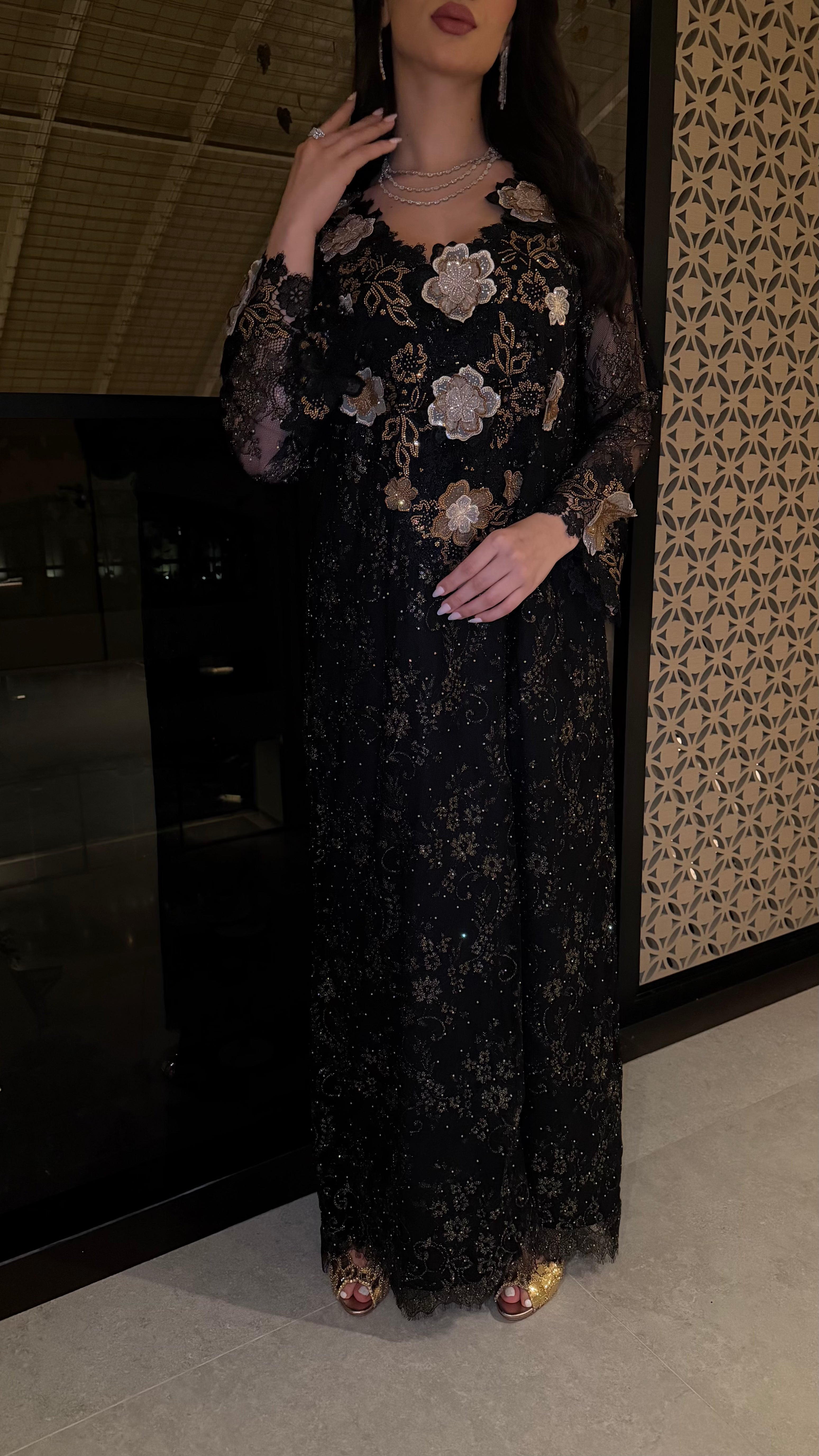 Midnight Opulence Jalabiya