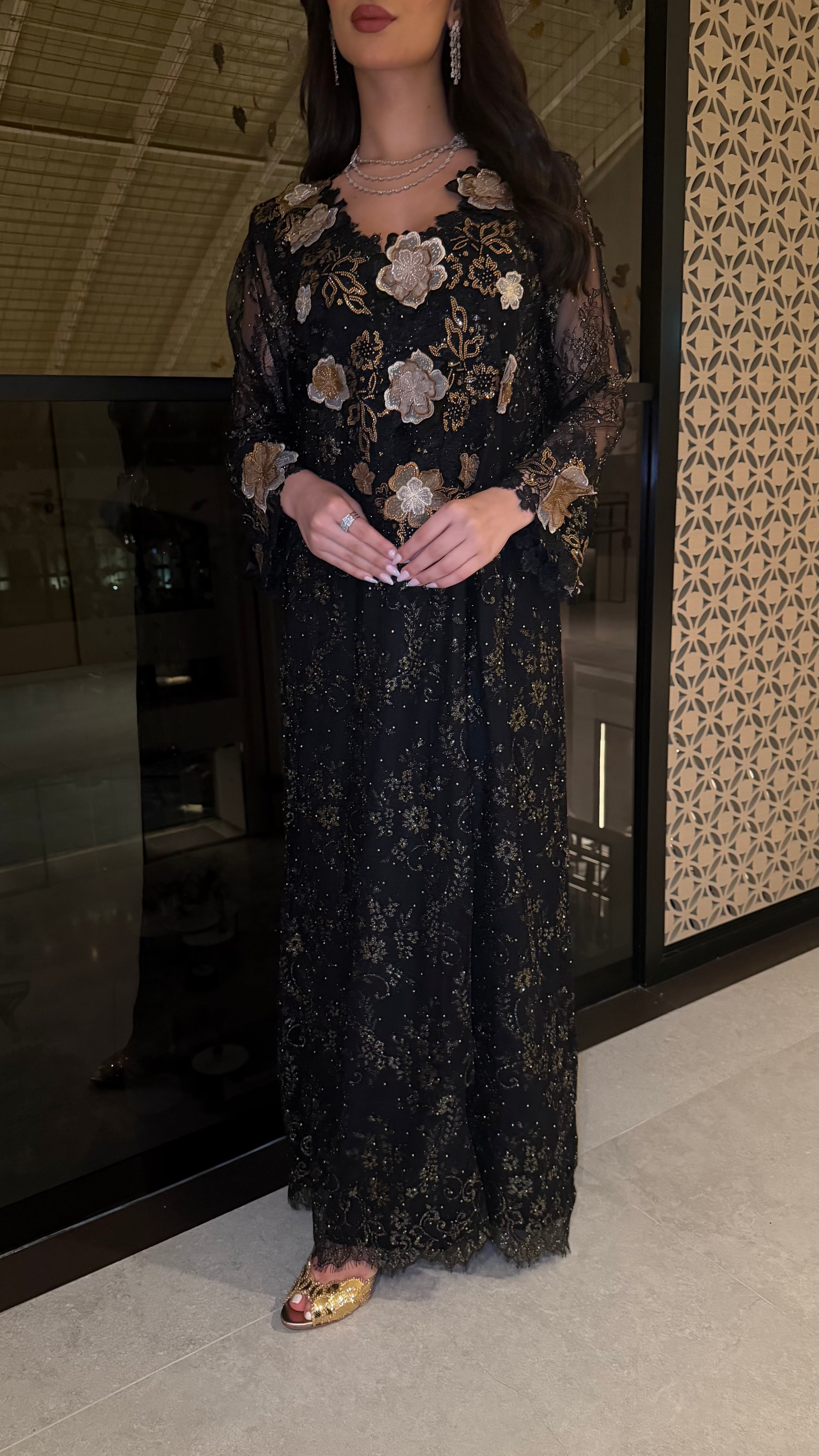 Midnight Opulence Jalabiya