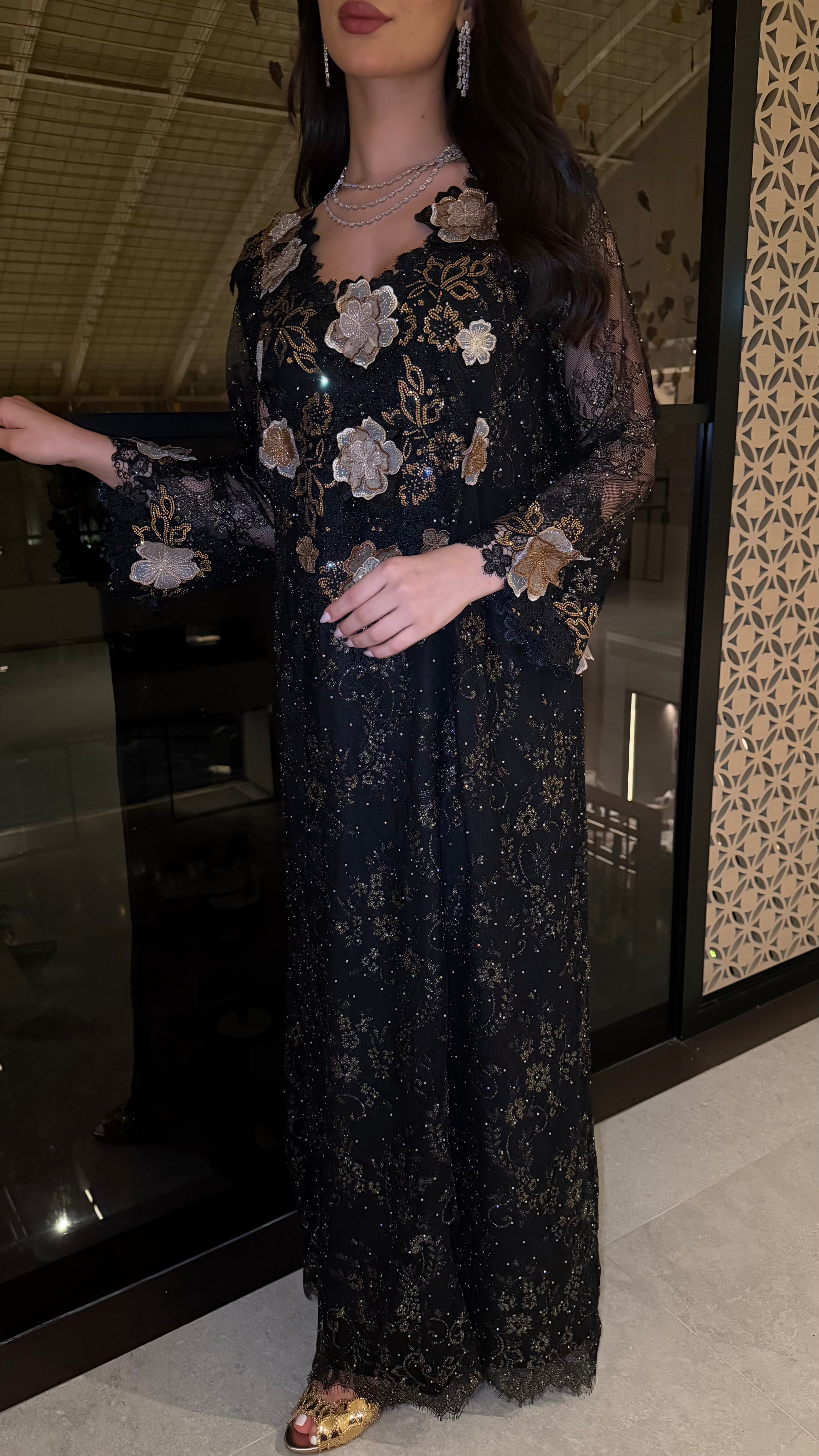 Midnight Opulence Jalabiya