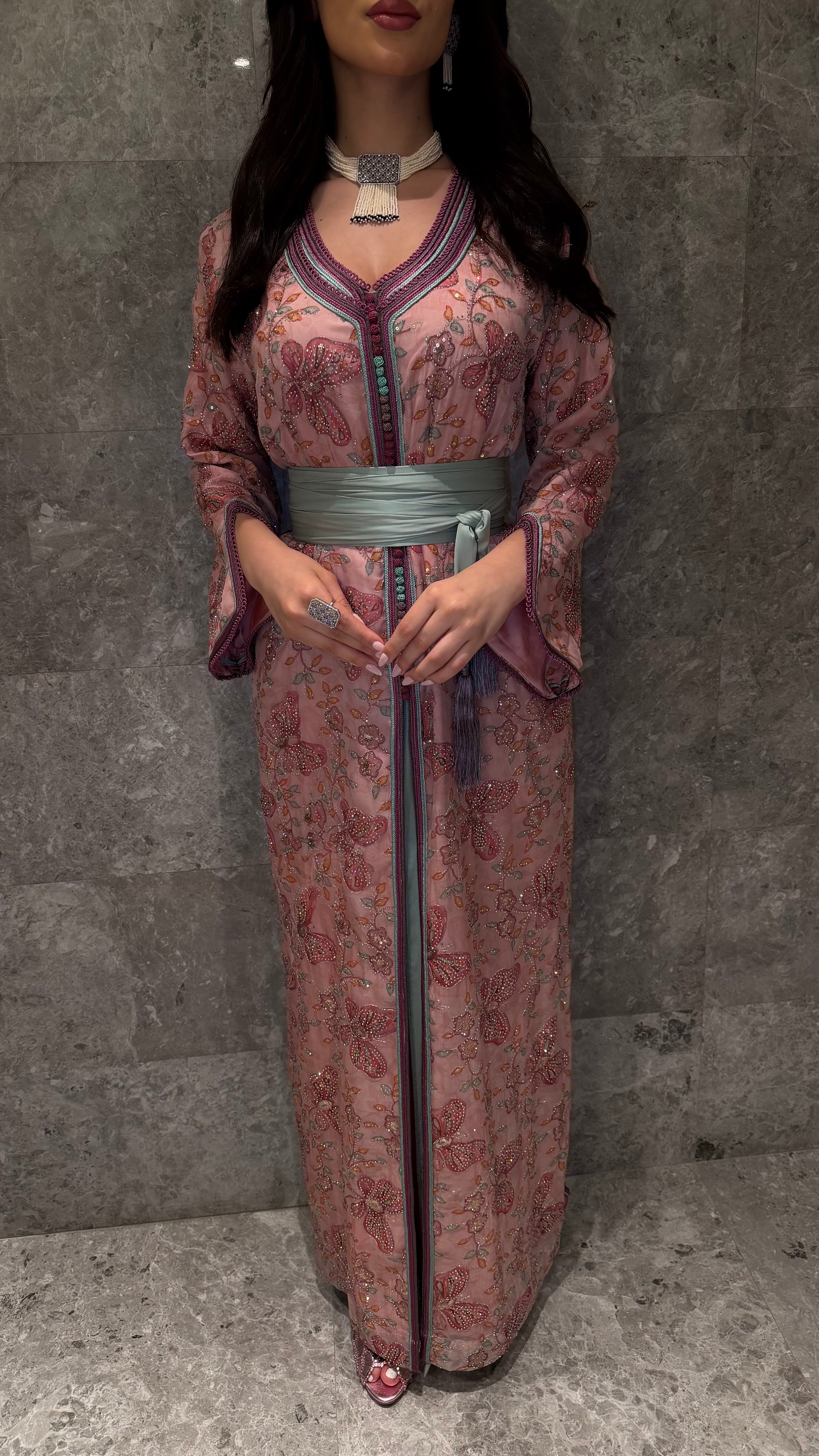 Blush Serenity Cafftan