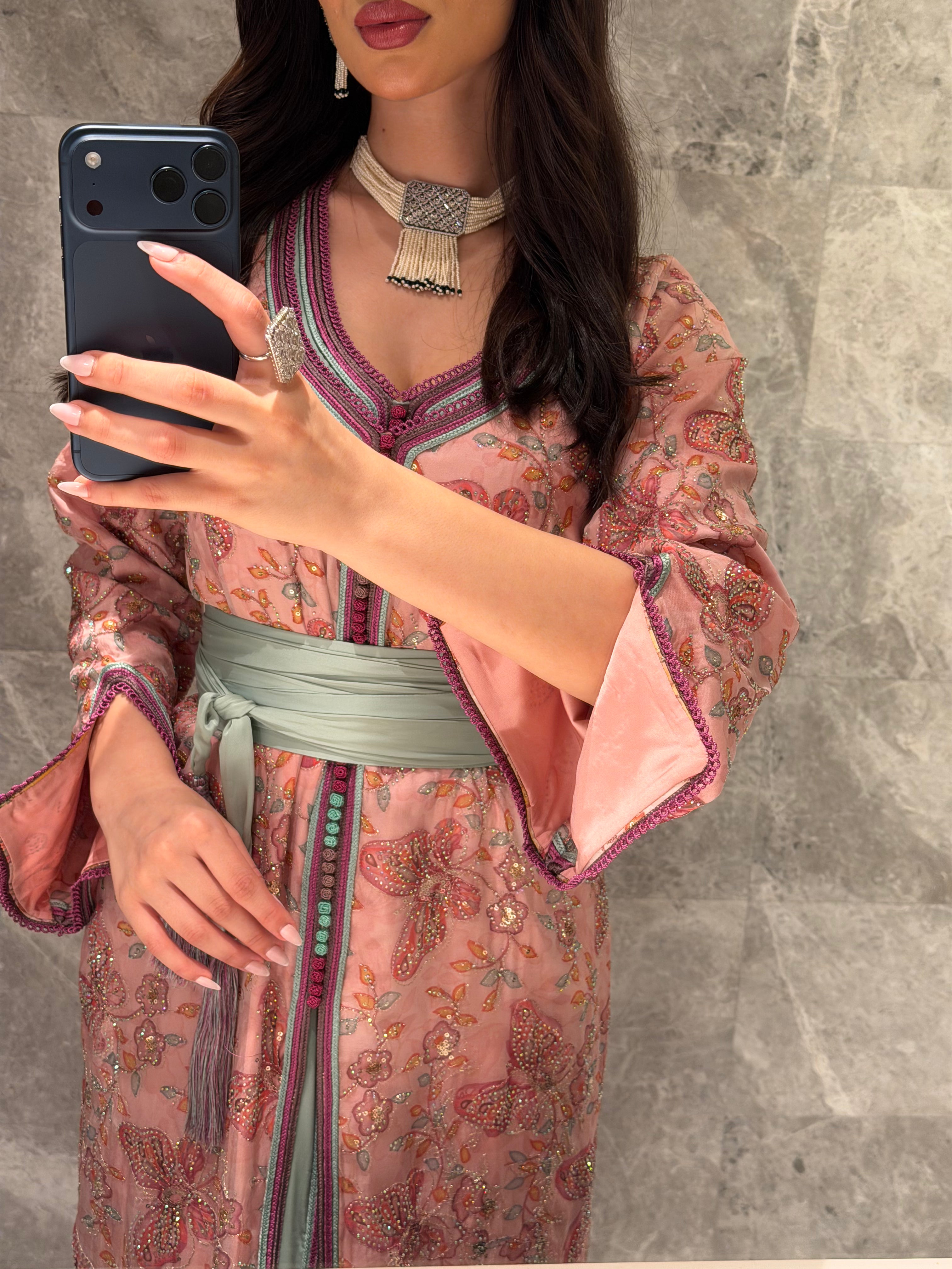 Blush Serenity Cafftan