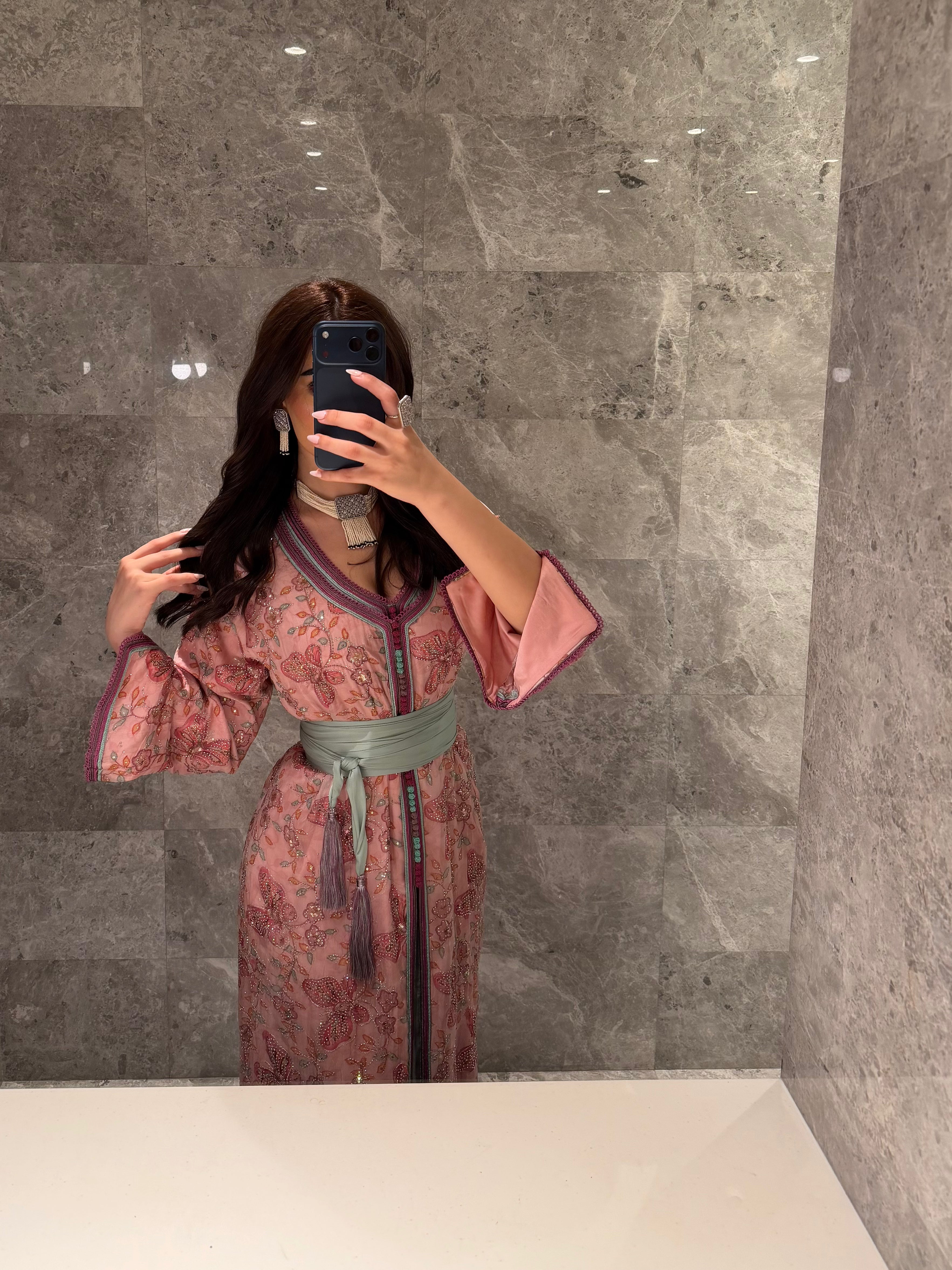 Blush Serenity Cafftan