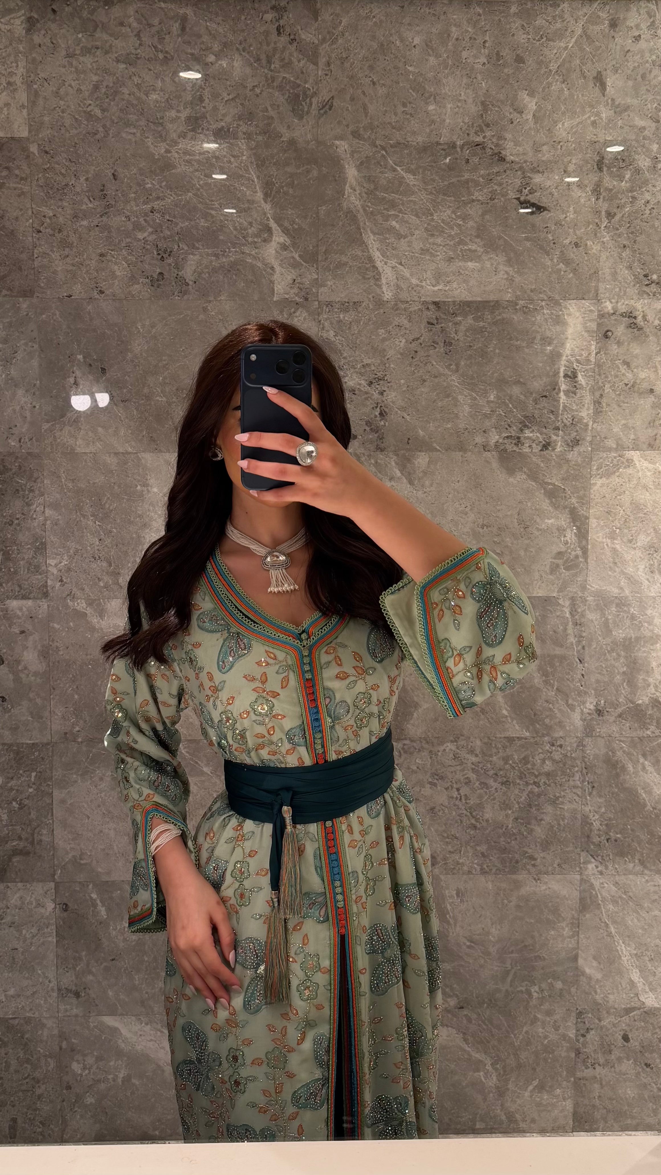 Verdant Whisper Cafttan