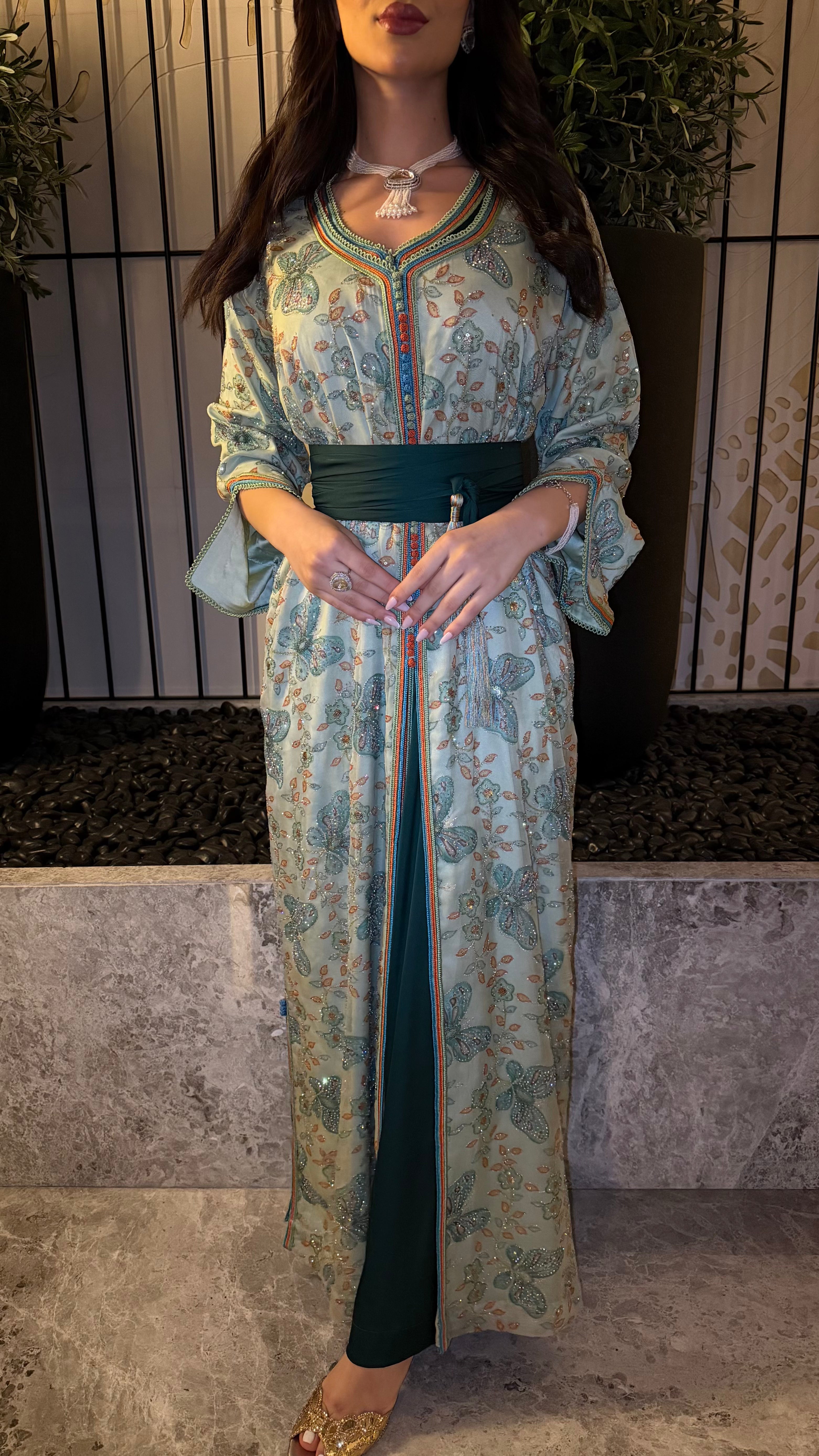 Verdant Whisper Cafttan