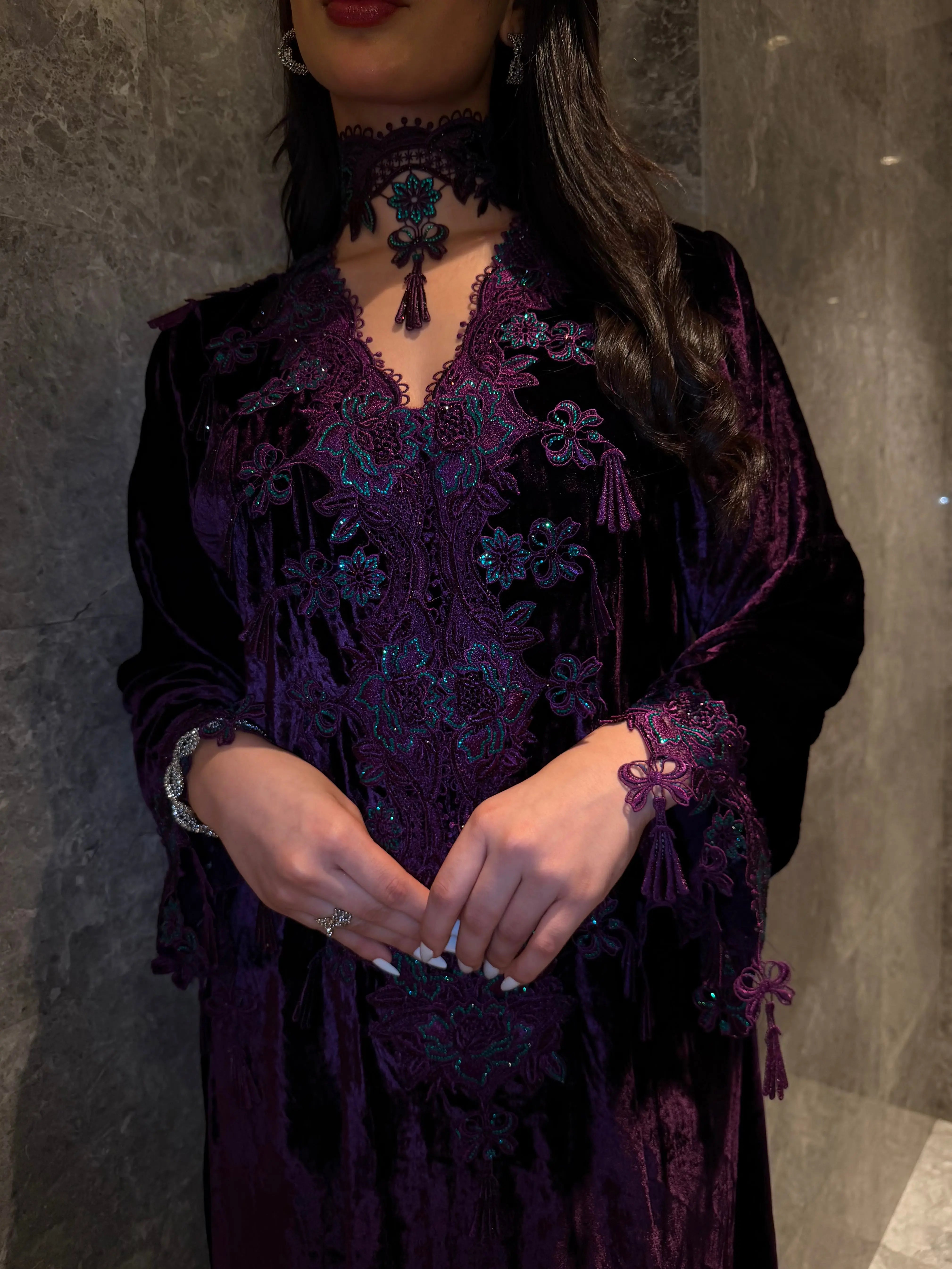 Modern Moroccan-style kaftan