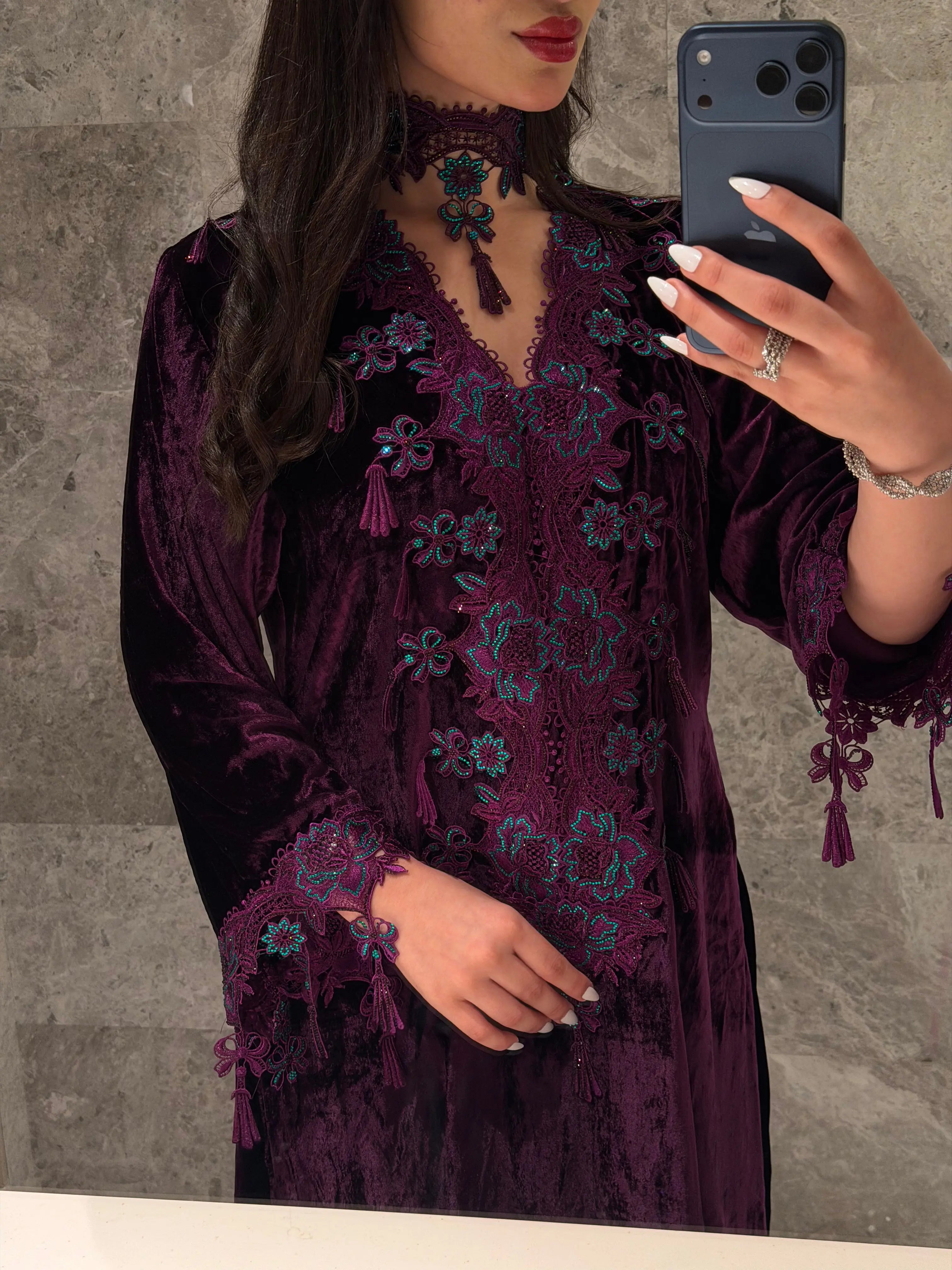 Modern Moroccan-style kaftan