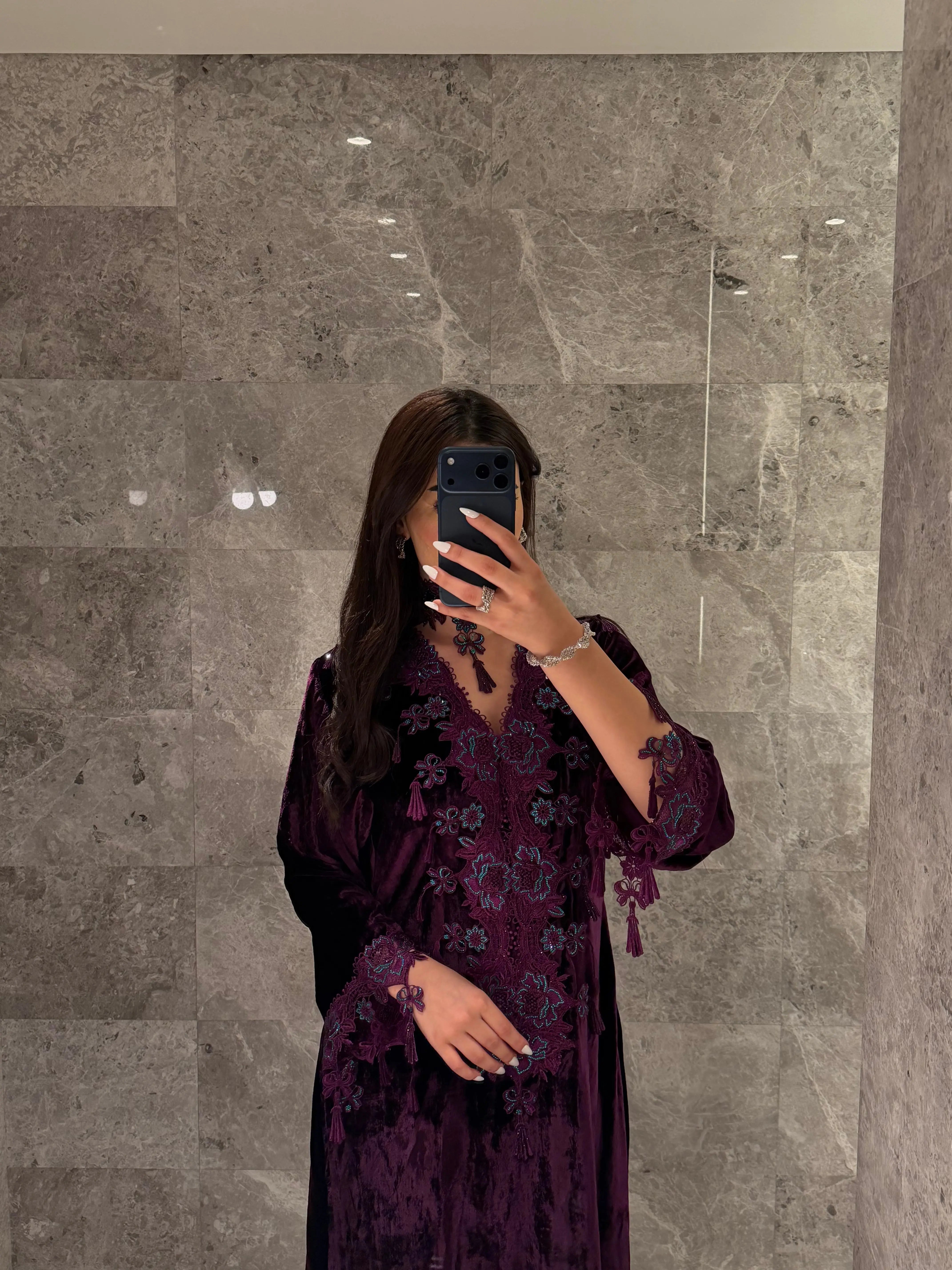 Modern Moroccan-style kaftan
