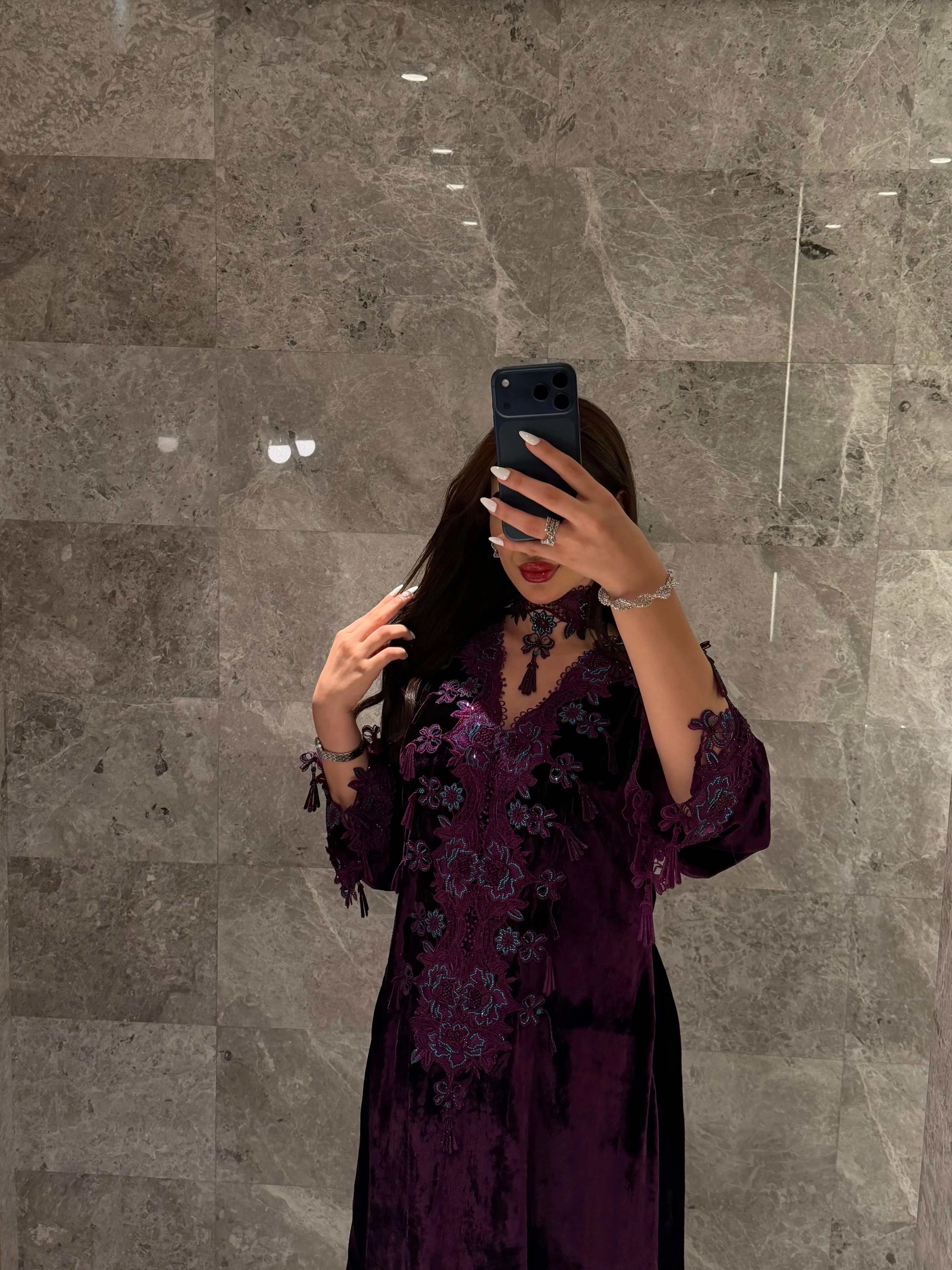 Modern Moroccan-style kaftan