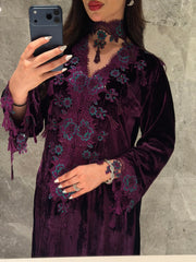 Modern Moroccan-style kaftan