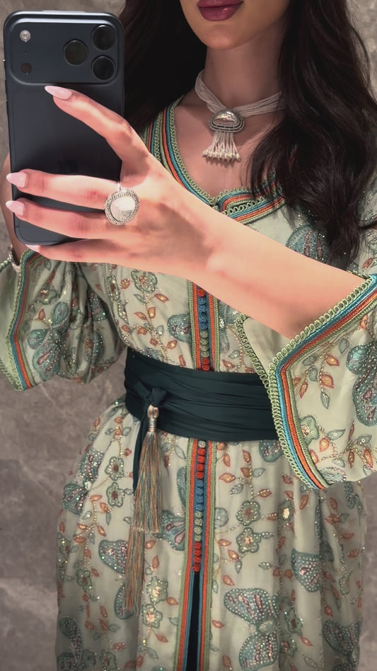 Verdant Whisper Cafttan