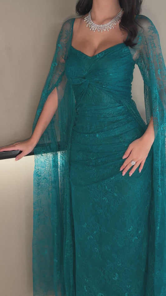 Emerald Tide Gown