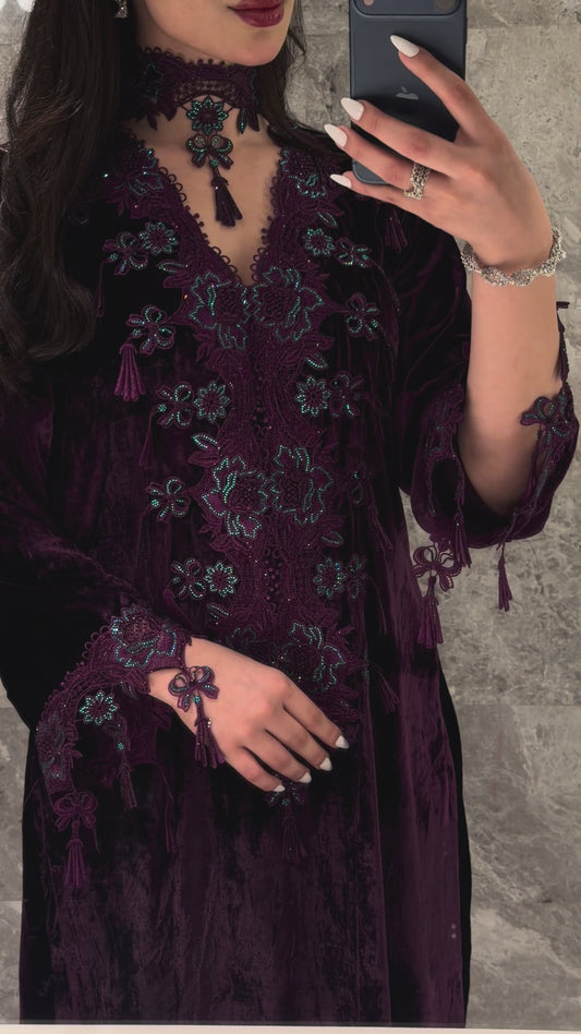 Modern Moroccan-style kaftan