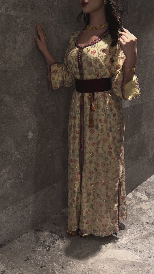Golden Blossom Heritage Caftan