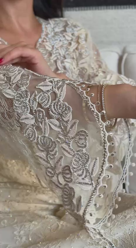 Beaded Lace Kaftan